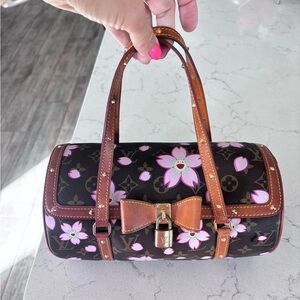 Vuitton Murakami cherry blossom papillon GM